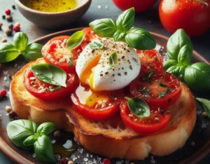 Breakfast bruschetta 