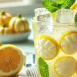 Sugar-Free Lemon and Ice Apple Mocktail